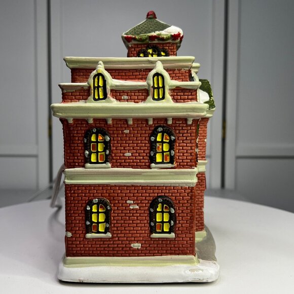 Holiday Time Fire Department Lighted Christmas Village Building (no box) - Picture 8 of 12